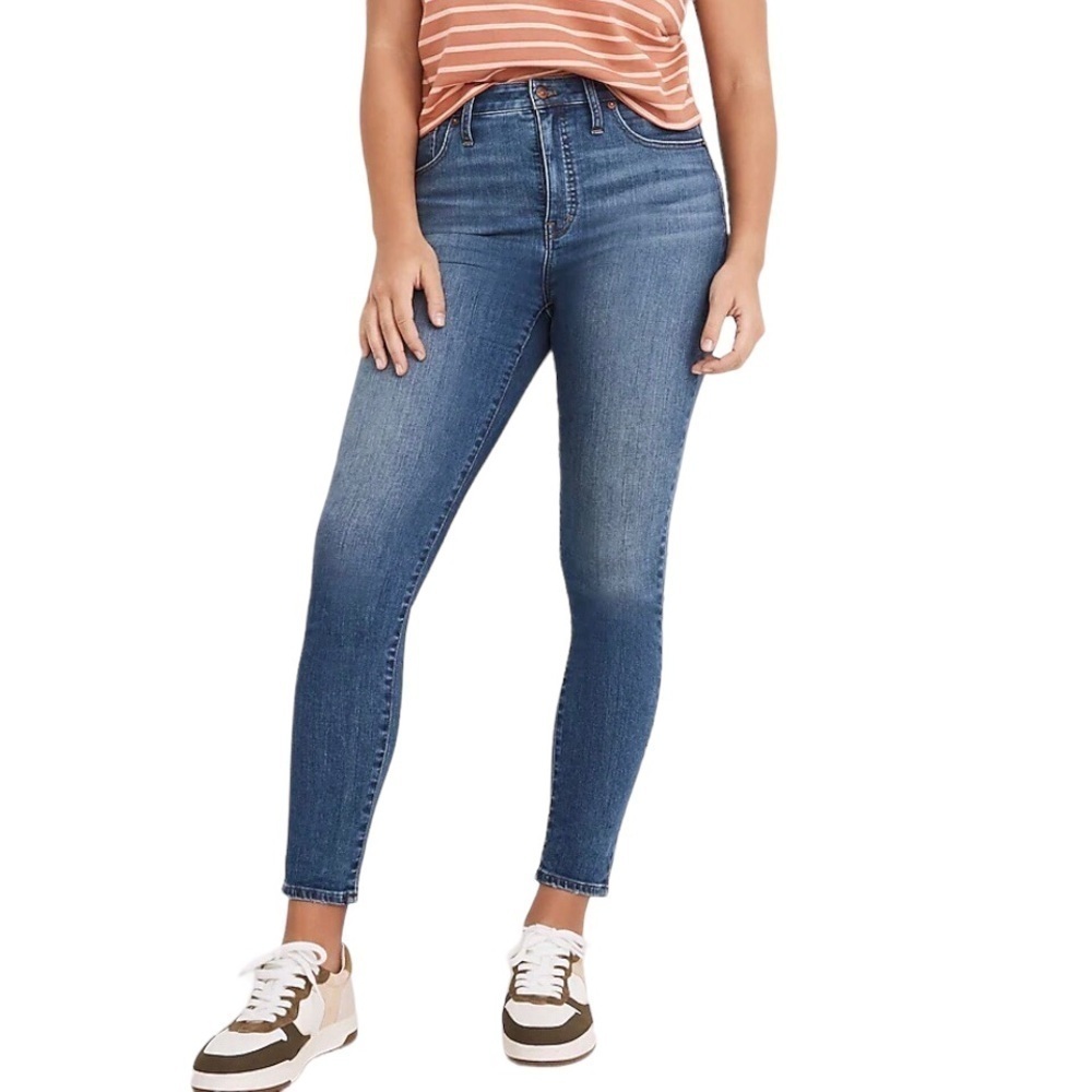 Madewell Tall Curvy High Rise Skinny Crop Jeans Size 27 Tall Style MC509